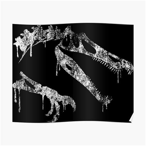 "Baryonyx skeleton" Poster for Sale by OniPunisher | Redbubble