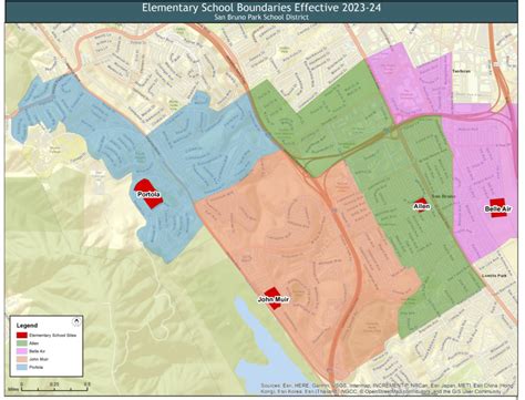 New Elementary School Boundaries Effective 2023-24 | John Muir ...