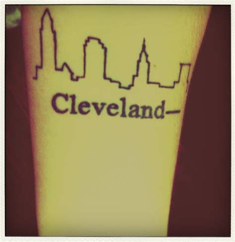 17+ best images about Cleveland tattoos on Pinterest | State tattoos, Cleveland indians and ...