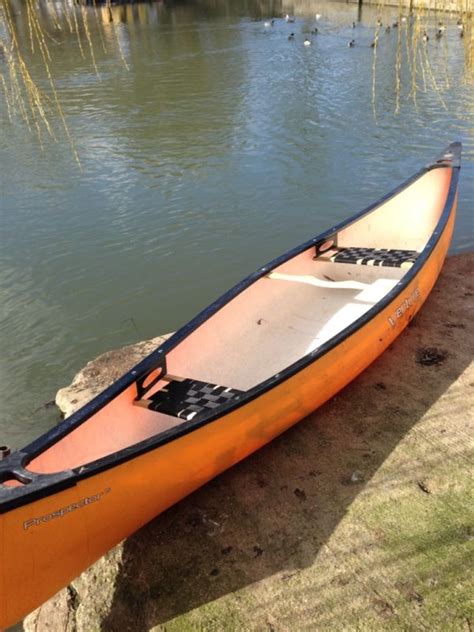 Venture Prospector 15 Canoe In Yellow - Supplied With 2 Paddles for sale from United Kingdom