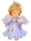 Cute Angel with Dove Free PNG Clipart Picture | Gallery Yopriceville ...