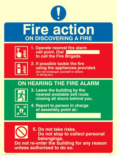 Fire Safety Poster From Safety Sign Supplies | Images and Photos finder