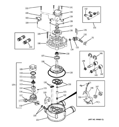 GE GXSF39E01 Water Softener Bypass Valve