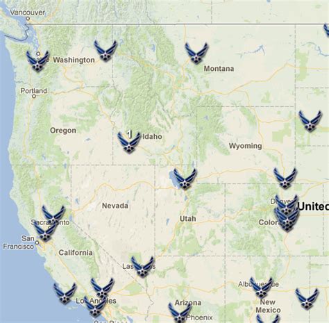 Air Force Base California Map | Metro Map