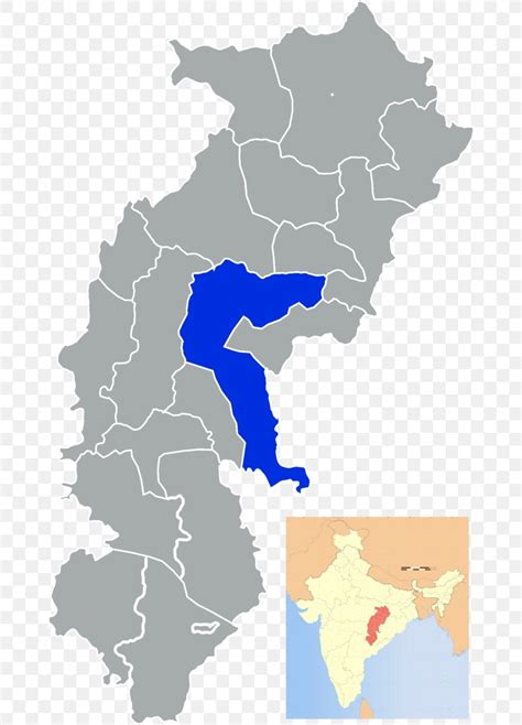 Chhattisgarh Map States And Territories Of India Clip Art, PNG ...