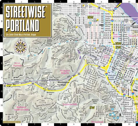 Portland Oregon Street Map | Dakota Map