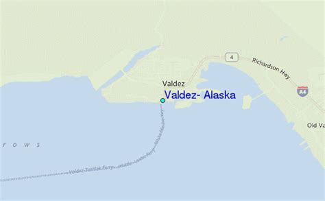 Valdez, Alaska Tide Station Location Guide