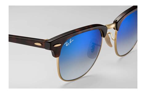 Lyst - Ray-Ban Clubmaster Flash Lenses Gradient in Blue