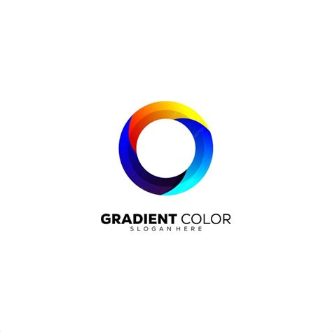 Premium Vector | Gradient logo design template colorful