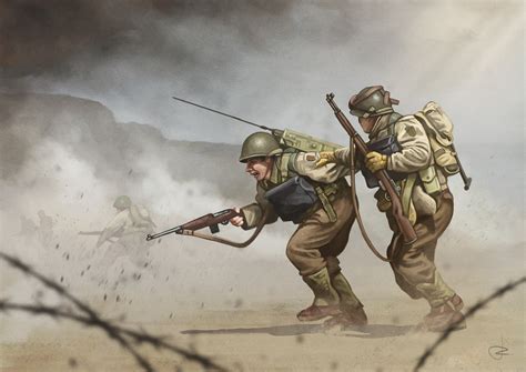 ArtStation - WW2 D-Day - Omaha Beach