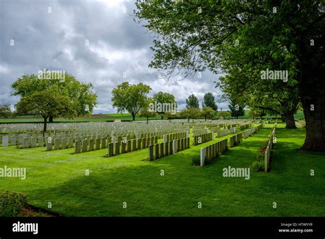 Warlencourt British WW1 cemetery, Pas de Calais, France Stock Photo - Alamy