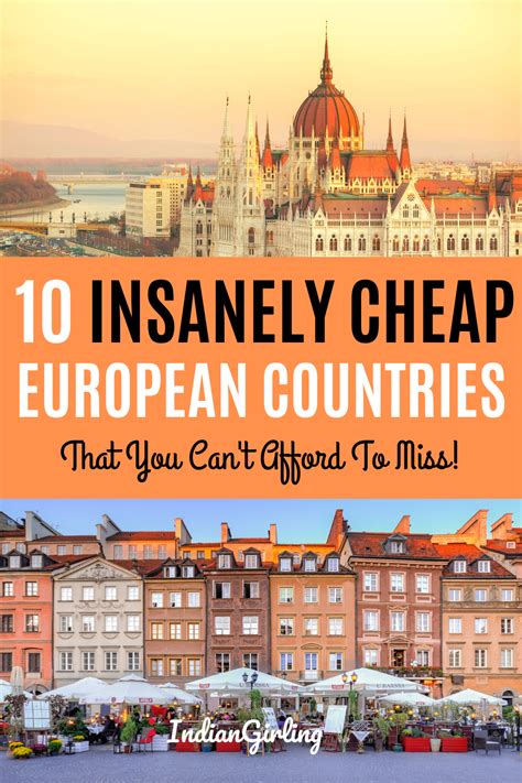 Top 10 Cheapest Countries To Visit in Europe (and around) in 2023 | Countries to visit, Europe ...