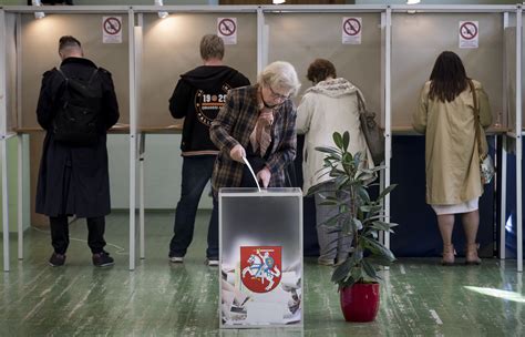 Lithuania's presidential contest heads to runoff vote