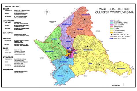 District Map | Culpeper County Virginia