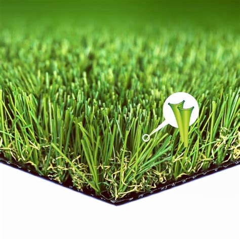 Buy Artificial Grass Turf, 5ft x 10ft (50 ft²) 1.38 in Pile Height ...