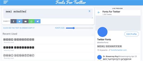 12 Best Twitter Font Generators to Check for Cool Twitter Fonts