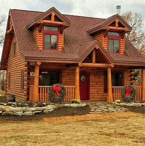 Fine 40 The Best Rustic Tiny House Ideas | Small log homes, Cabin house plans, Log cabin homes