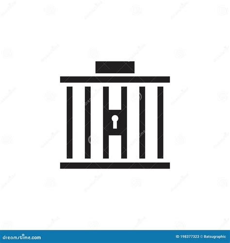 Prison Vector Logo Design Template Stock Vector - Illustration of ...