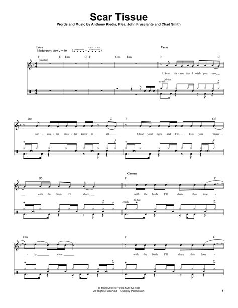 Scar Tissue | Sheet Music Direct