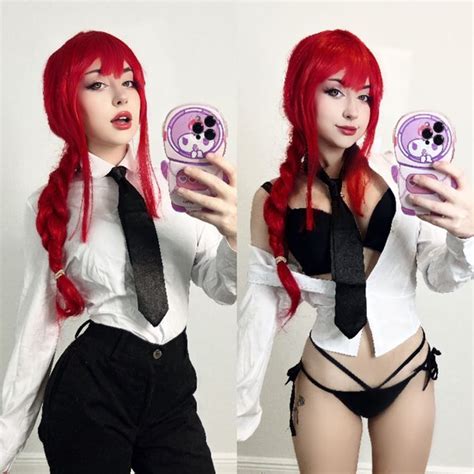 Makima Inspired Cosplay Set - karrigantaylor. Includes 13HD photos in sexy Makimacosplay