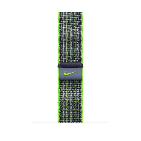 45mm Bright Green/Blue Nike Sport Loop - Apple