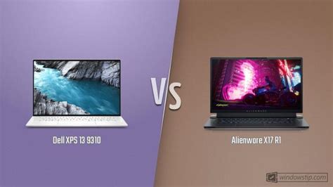 Dell XPS 13 9310 vs. Alienware X17 R1: Full specs comparison