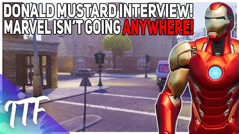 Donald Mustard Interview: Marvel Isn't Going ANYWHERE! :( (Fortnite ...