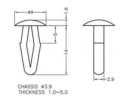 3.9mm Snap Rivets | KLS Connector