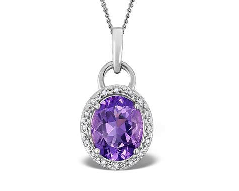 Amethyst Necklaces & Pendants | The Diamond Store