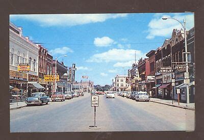 JAMESTOWN NORTH DAKOTA ND DOWNTOWN STREET SCENE OLD CARS POSTCARD | eBay