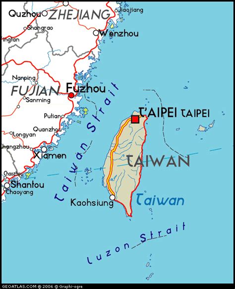 Taiwan Map China