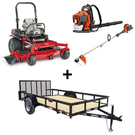 Toro 72947 ZMaster Zero Turn Mower Util Trailer Handhelds Bundle