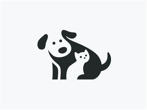 Dog & Cat | Dog logo design, Cat logo design, Pet logo design