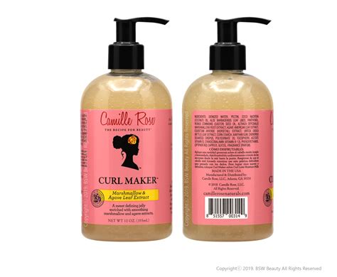 CAMILLE ROSE NATURALS CURL MAKER MARSHMALLOW & AGAVE LEAF EXTRACT 12oz – BSW BEAUTY CANADA