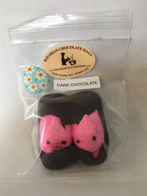 Dark Chocolate Marshmallow Chick-Peeps — Bavarian Chocolate Haus