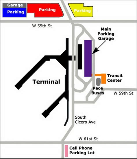 Airport Parking Map - midway-airport-parking-map.jpg