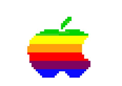 old apple logo | Pixel Art Maker