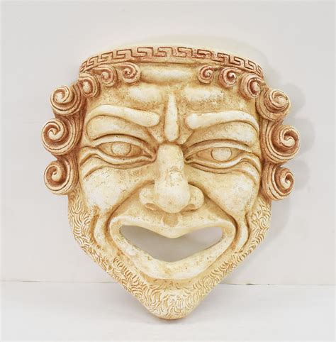 Ancient Greek Theatrical Comedy Mask First Theatre of World Dionysus Acropolis - Etsy | Ancient ...