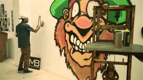 Chris Brown Graffiti Art