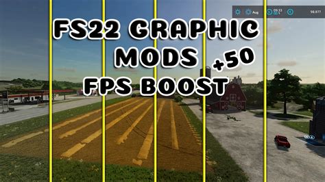 GRAPHIC MOD AND FPS BOOST +50 FPS V1.0 – FS22 mod