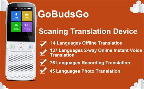 Amazon.com: (Upgraded Version) Language Translator Device - Two Way Real Time Support WiFi ...