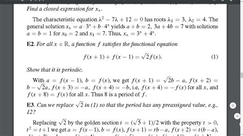 sequences and series - Proof periodic equation - Mathematics Stack Exchange