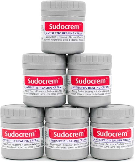 Sudocrem 60 g Antiseptic Healing Cream: Nappy Rash | Eczema | Surface ...