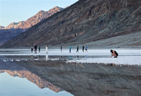 A stunning but temporary lake has formed in California's Death Valley : NPR