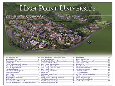 High Point Campus Map