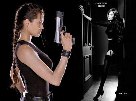 Angelina Jolie tomb raider HD desktop wallpaper : Widescreen : High ...