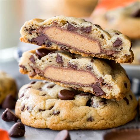 Reese's Stuffed Cookies (With Video!) - Sugar Spun Run