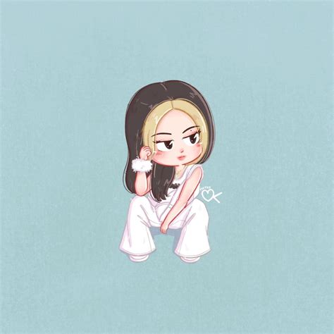 Những hình ảnh jennie cute chibi siêu dễ thương của Jennie Blackpink