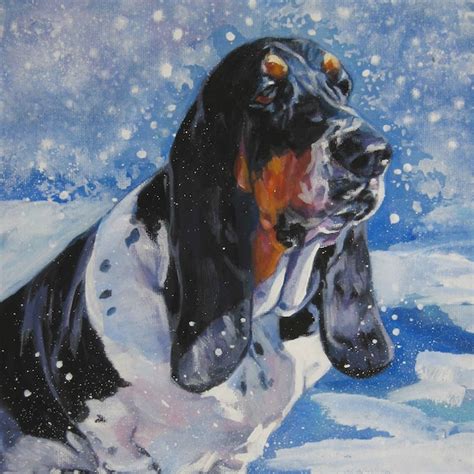 Basset Hound Art - Etsy