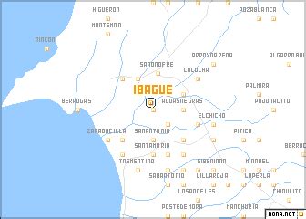 Ibagué (Colombia) map - nona.net